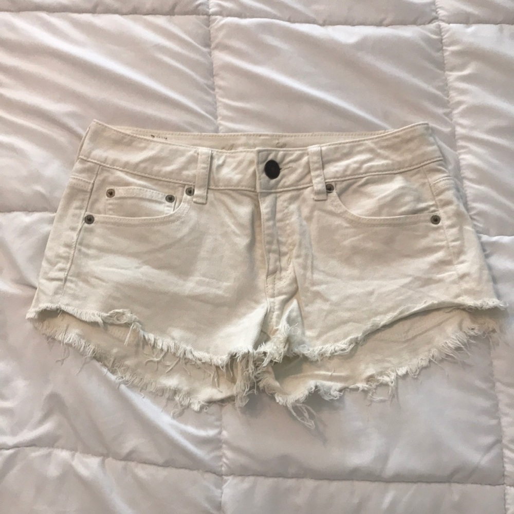 Vintage American Eagle distressed jean shorts